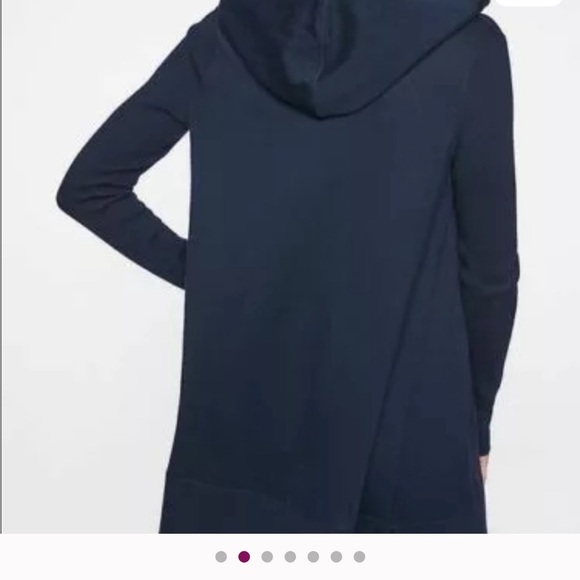 ATHLETA Navy Highland Wrap Sweater | medium - Picture 9 of 9